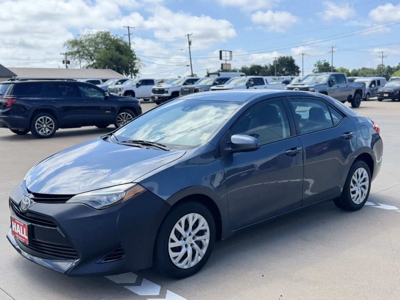 Used 2017 Toyota Corolla LE with VIN 5YFBURHE4HP609952 for sale in Canton, TX