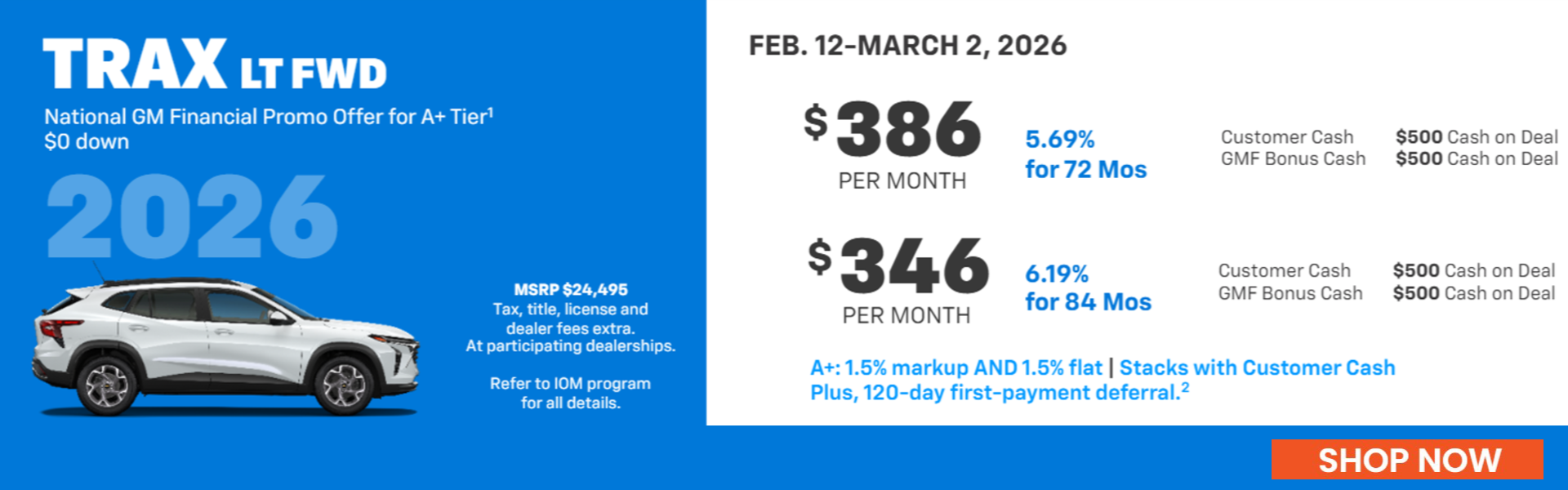 TRAX LT OFFERS FROM HALL CHEVY IN CANTON, TX