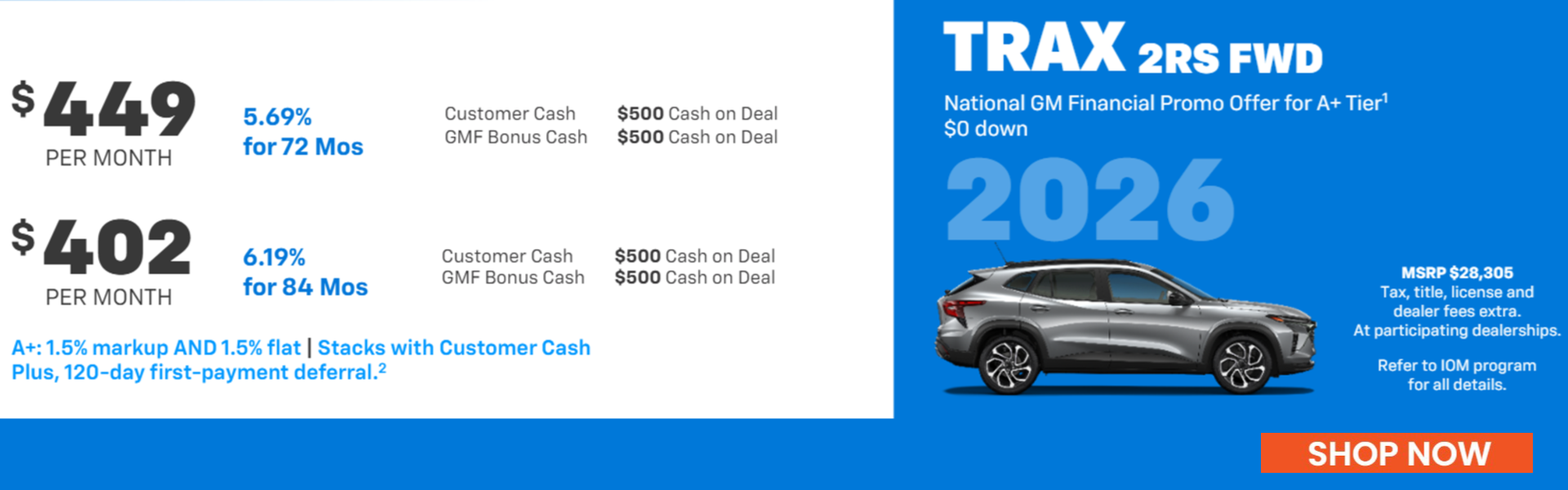 TRAX RS OFFERS FROM HALL CHEVY IN CANTON, TX