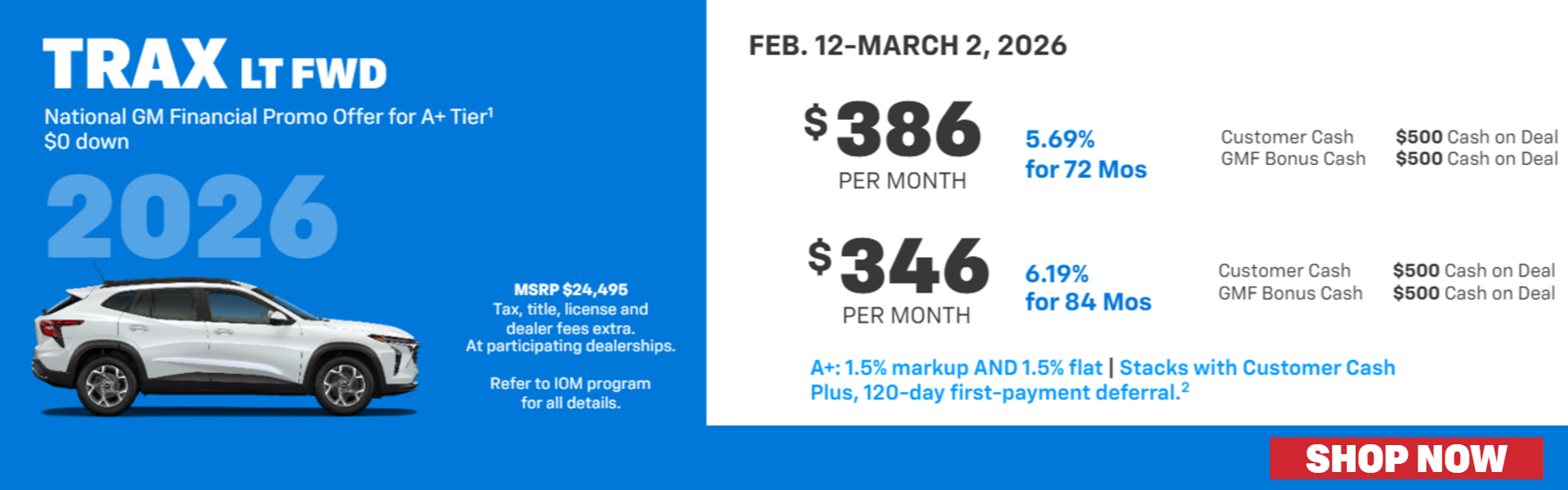 TRAX LT OFFERS FROM HALL CHEVY IN CANTON, TX