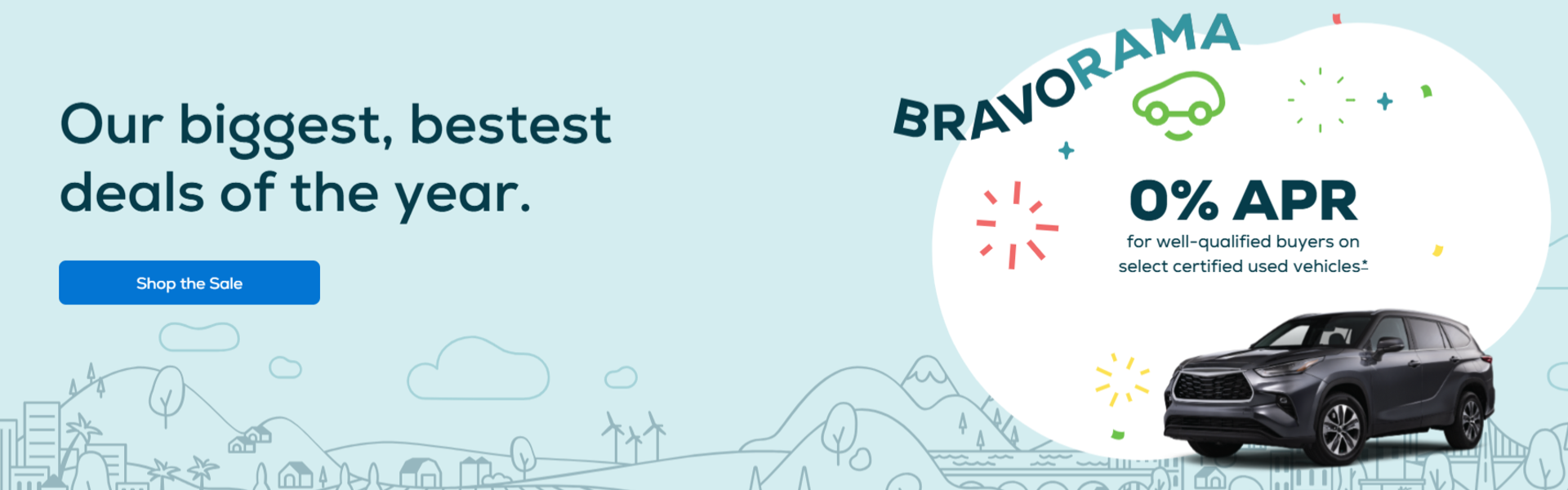 CarBravo BRAVORAMA - the biggest, bestest deals of the year